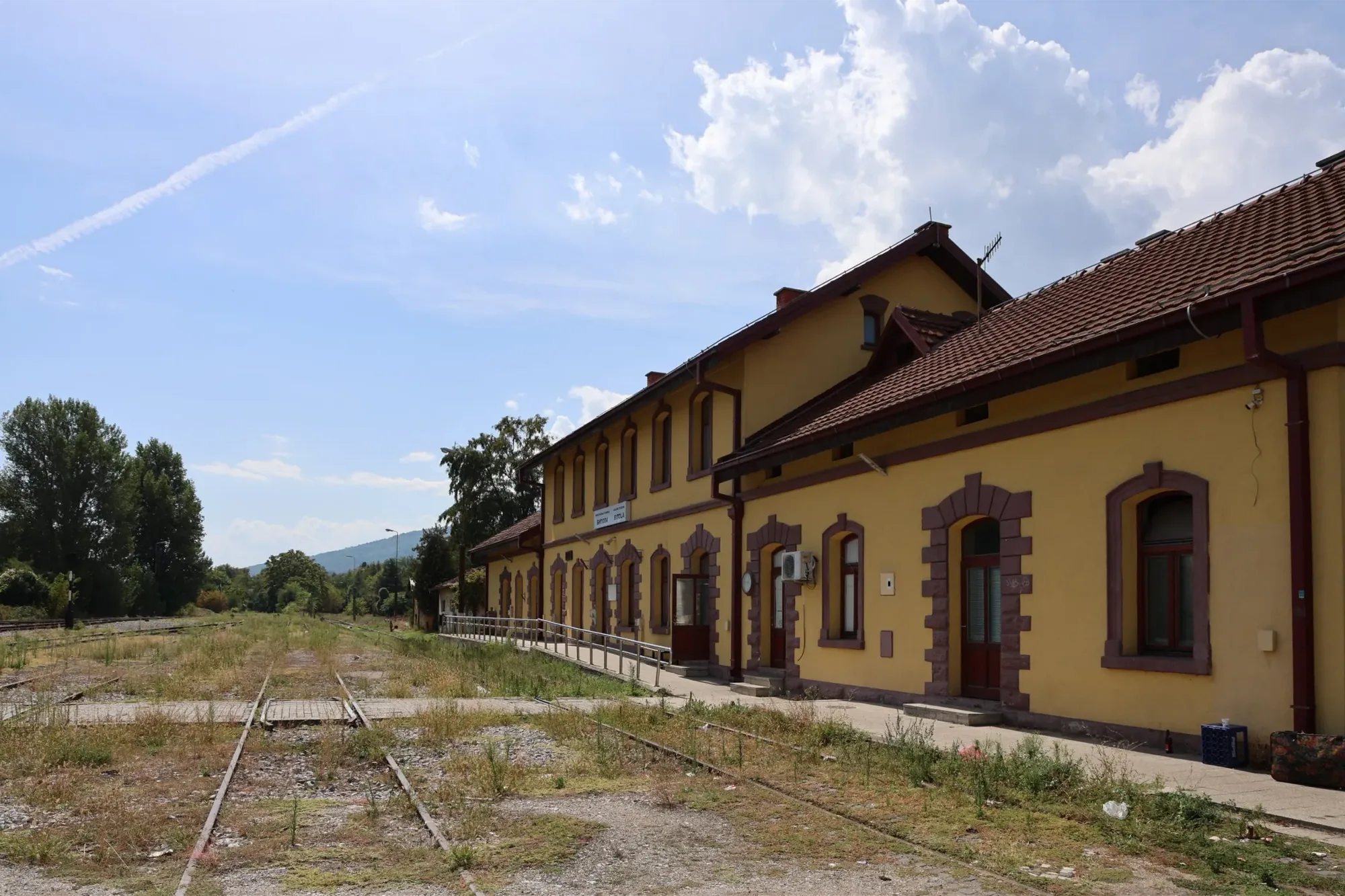 The platform of Bitola station